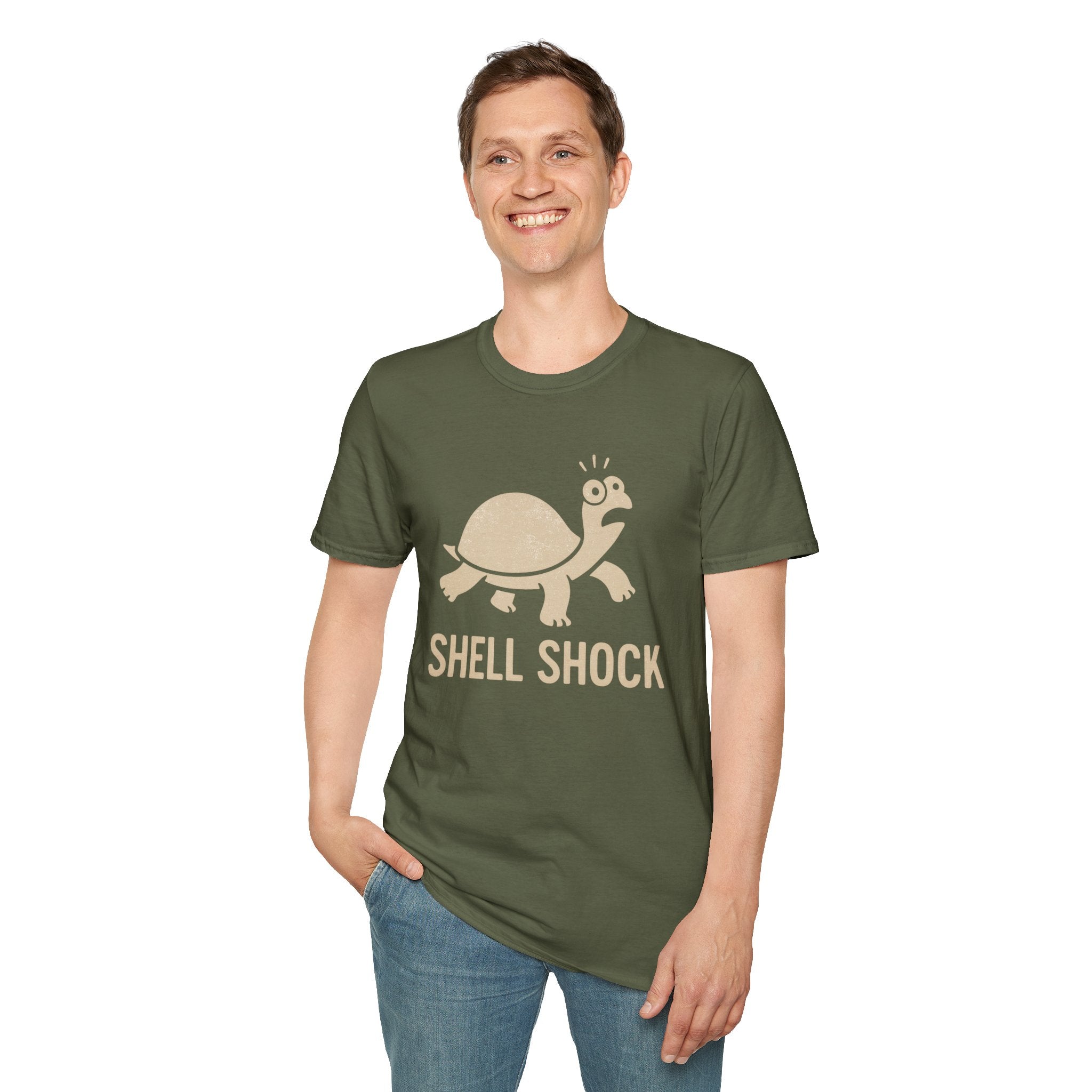 Shell Shock Turtle T-Shirt — Cute Retro Turtle Graphic Tee