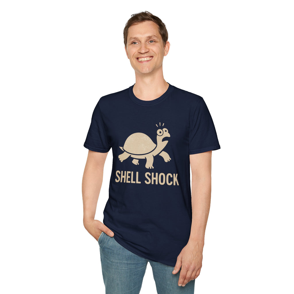 Shell Shock Turtle T-Shirt — Cute Retro Turtle Graphic Tee