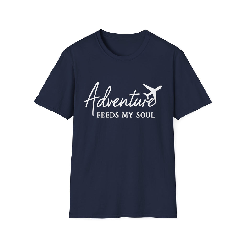 Travel Shirt — "Adventure Feeds My Soul" T-Shirt