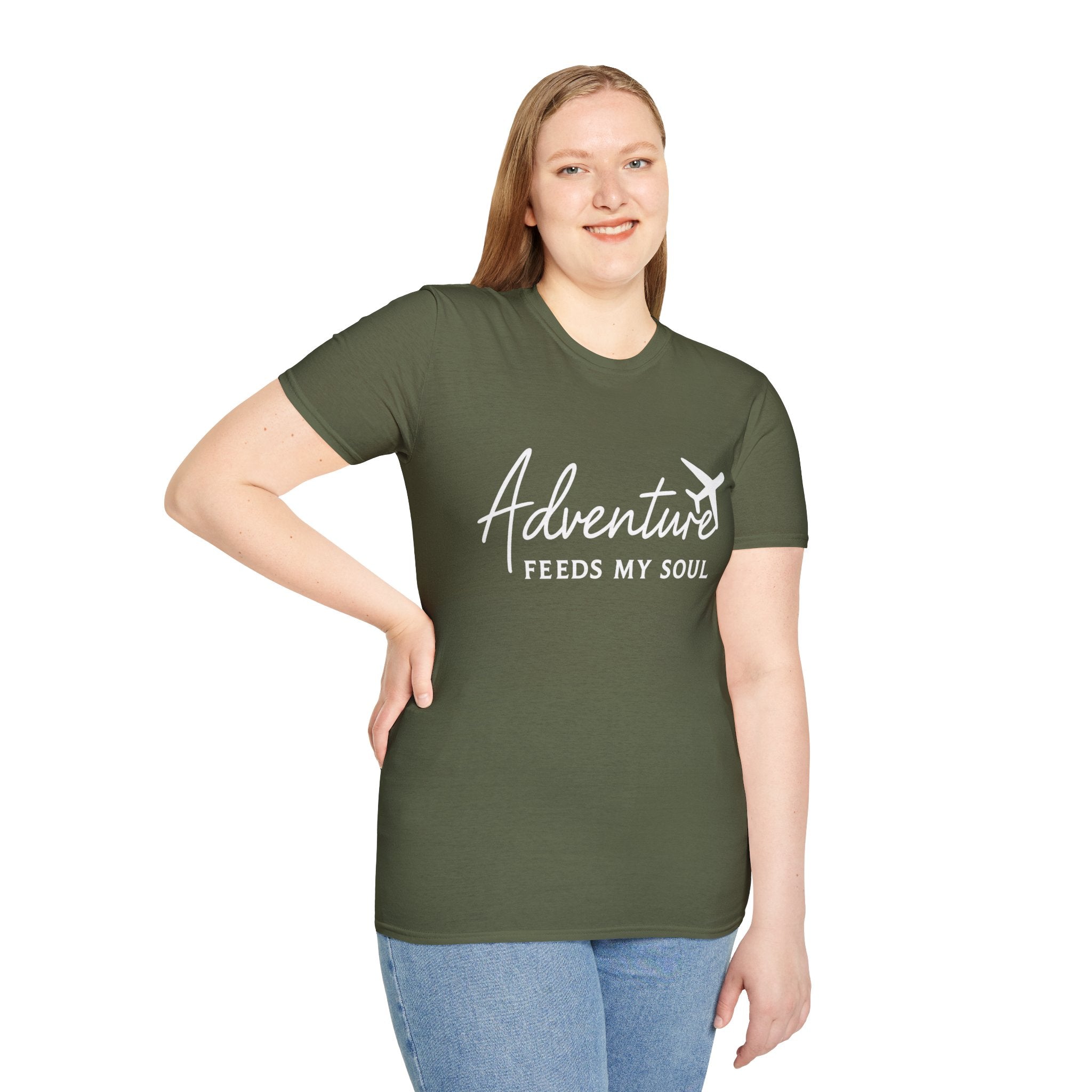 Travel Shirt — "Adventure Feeds My Soul" T-Shirt