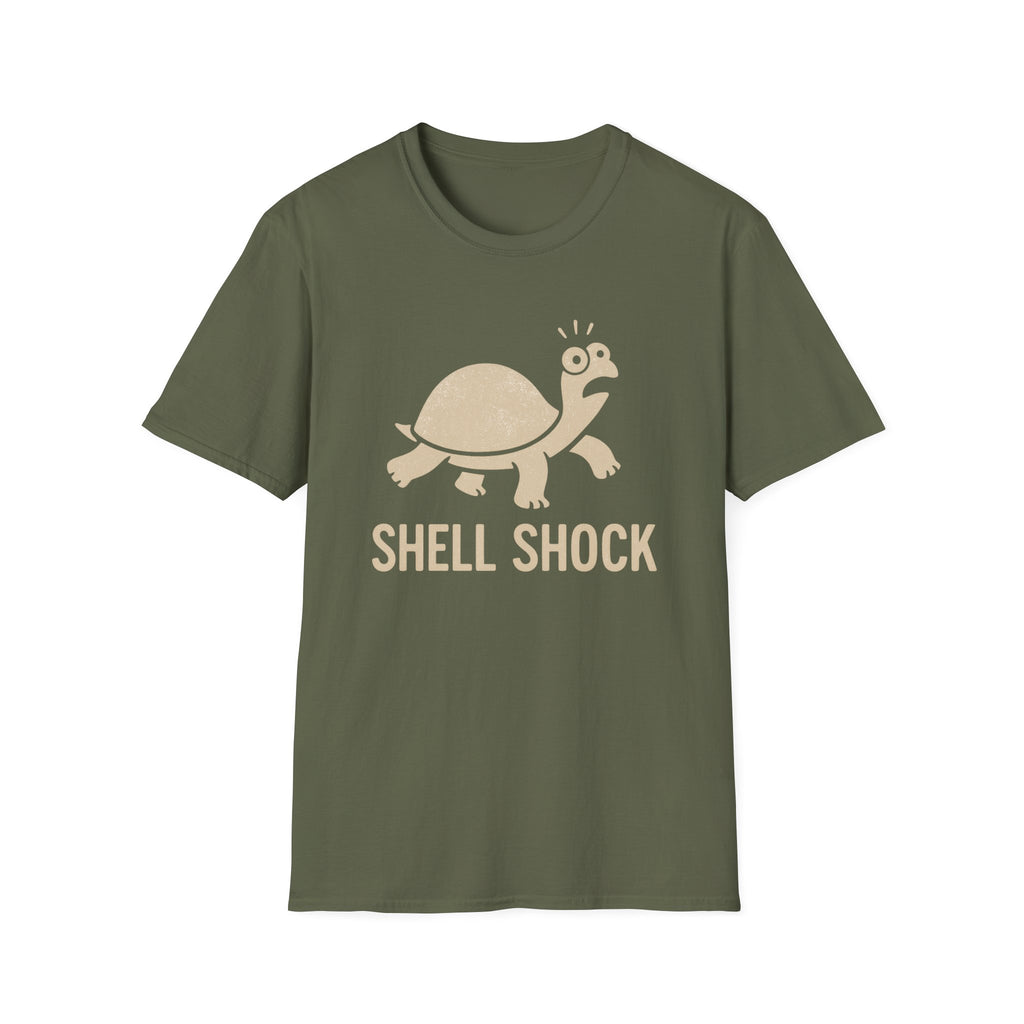 Shell Shock Turtle T-Shirt — Cute Retro Turtle Graphic Tee