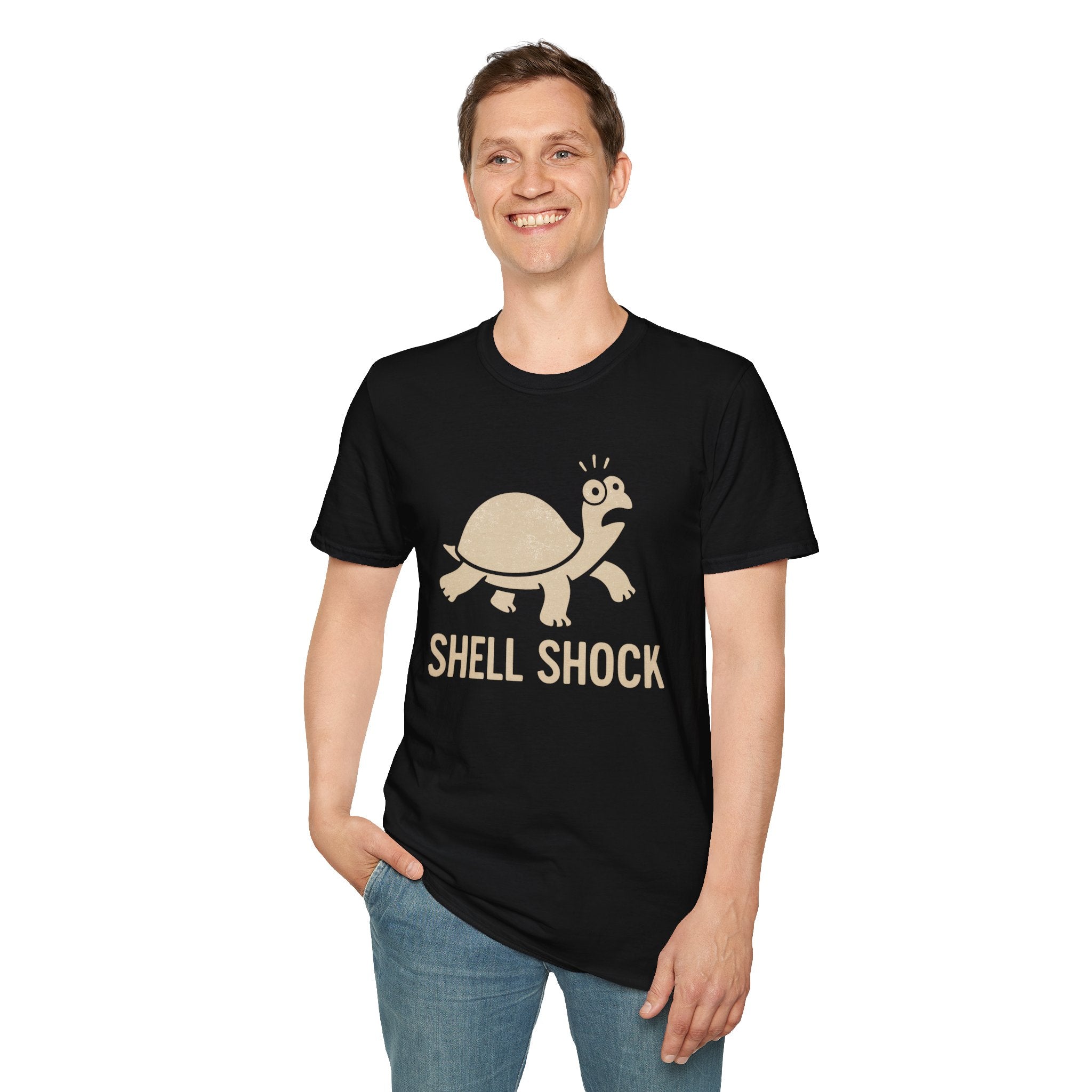 Shell Shock Turtle T-Shirt — Cute Retro Turtle Graphic Tee